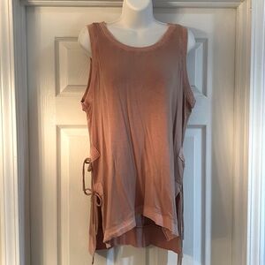 NWOT White Birch Side Tie Top